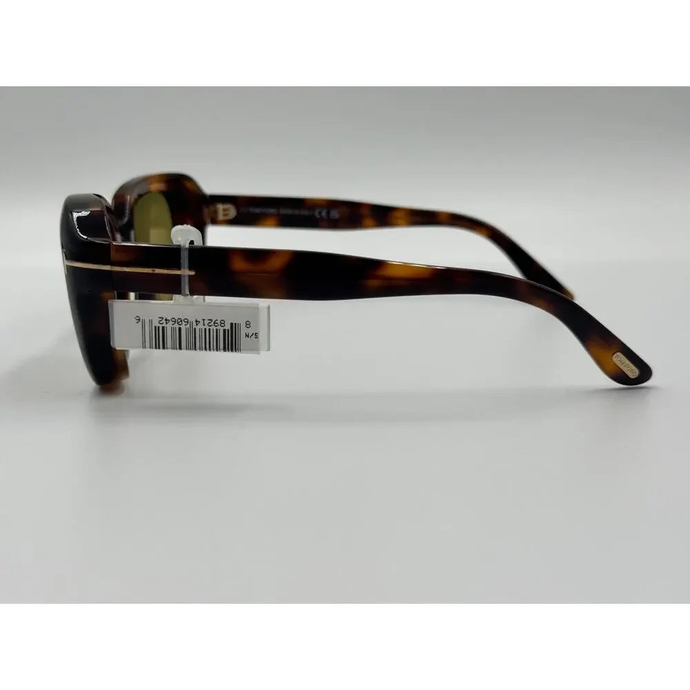 Tom Ford Natalia-02 FT1283 53N Women’s Sunglasses Blonde Havana Green 52mm New